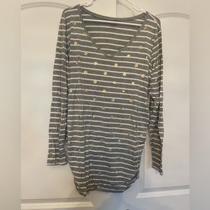 Long sleeve maternity tshirt